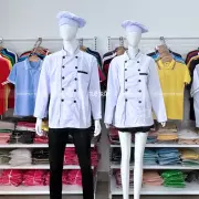 Áo bếp tay dài trắng viền đen