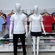Polo xẻ tà phối bo sọc