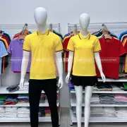 Polo xẻ tà phối bo sọc